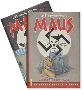 [COMIX.] Spiegelman, Art. Maus. A Survivors Tale. Volumes I & II.